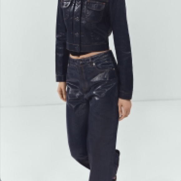 Mango MNG straight foil jeans - Picture 2 of 7